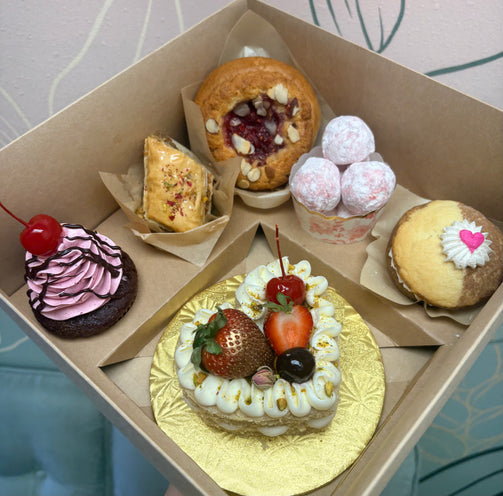 Deluxe Valentine's Day Assorted Dessert Box